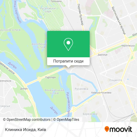 Карта Клиника Исида