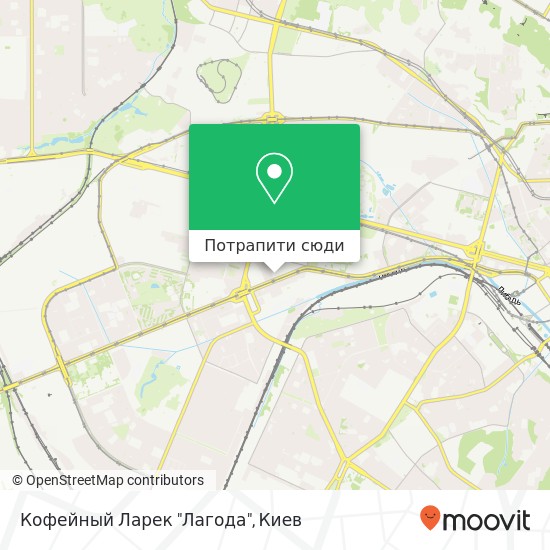 Карта Кофейный Ларек "Лагода"