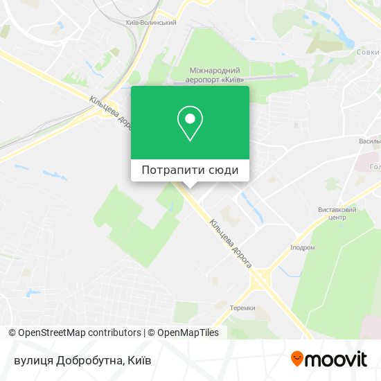 Карта вулиця Добробутна
