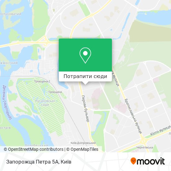 Карта Запорожца Петра 5А