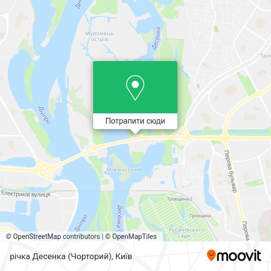 Карта річка Десенка (Чорторий)