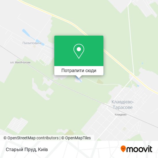 Карта Старый Пруд