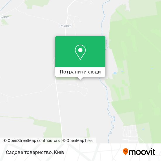 Карта Садове товариство