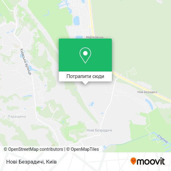 Карта Нові Безрадичі