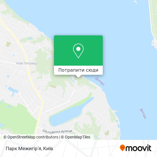 Карта Парк Межигір'я