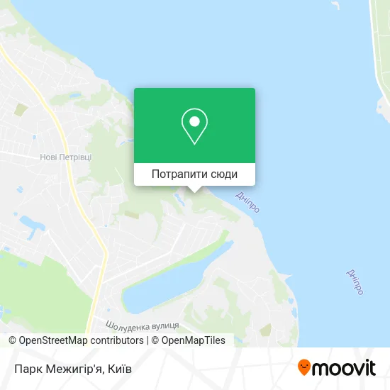 Карта Парк Межигір'я