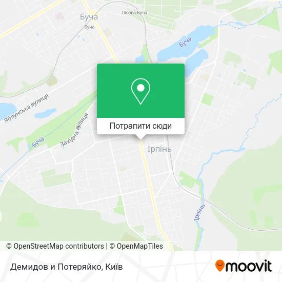 Карта Демидов и Потеряйко