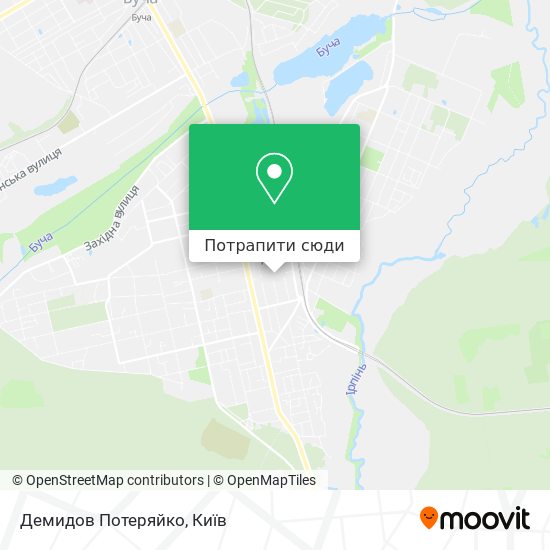 Карта Демидов Потеряйко