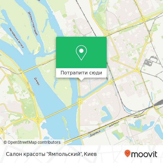 Карта Салон красоты "Ямпольский"