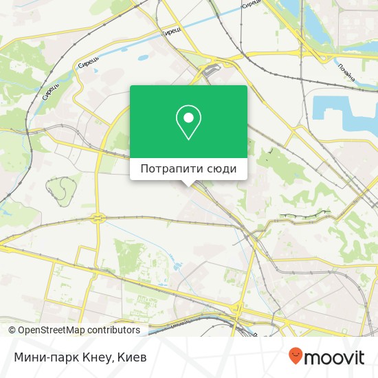 Карта Мини-парк Кнеу