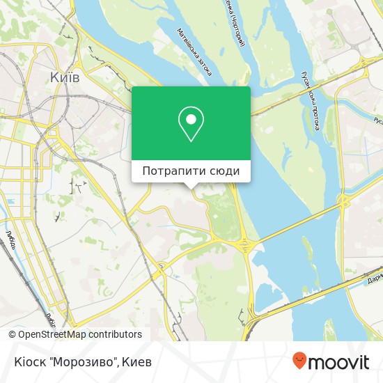 Карта Кіоск "Морозиво"