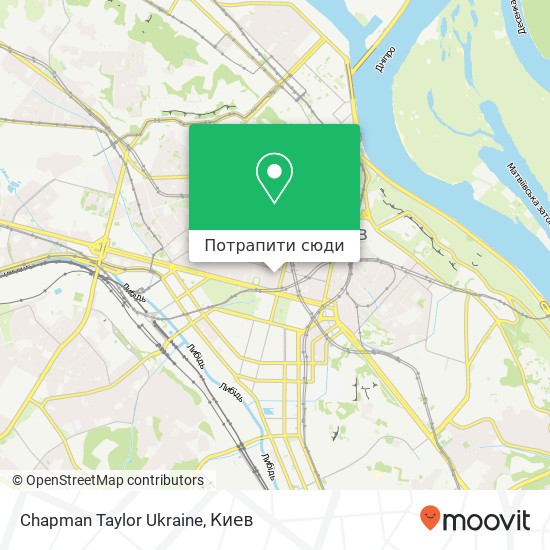 Карта Chapman Taylor Ukraine