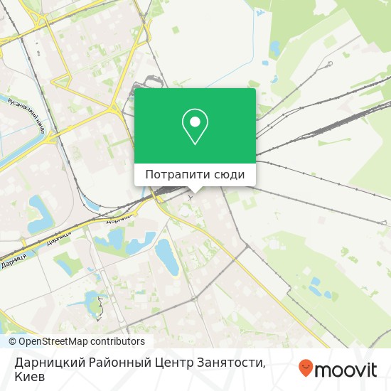 Карта Дарницкий Районный Центр Занятости