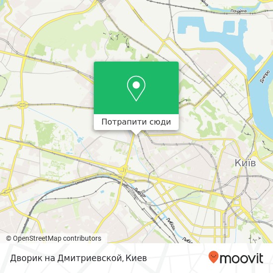 Карта Дворик на Дмитриевской