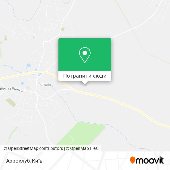 Карта Аэроклуб