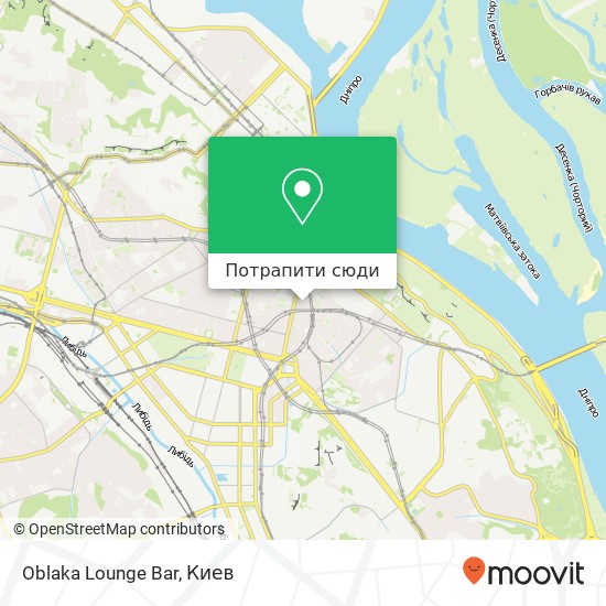 Карта Oblaka Lounge Bar