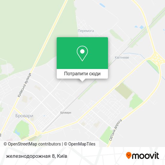 Карта железнодорожная 8
