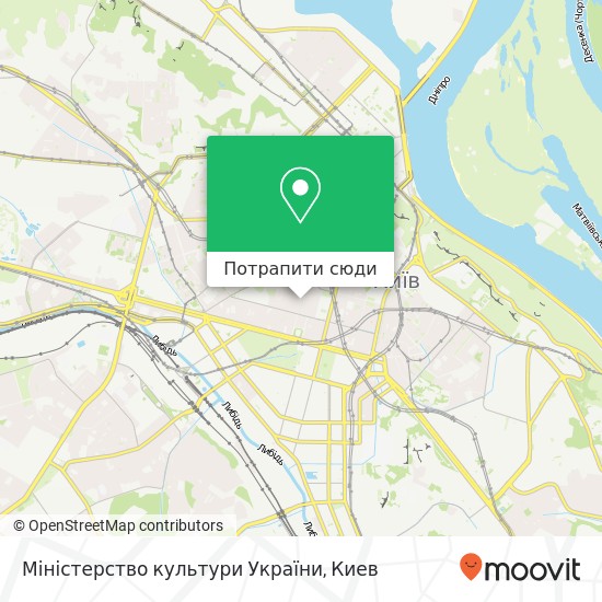 Карта Міністерство культури України