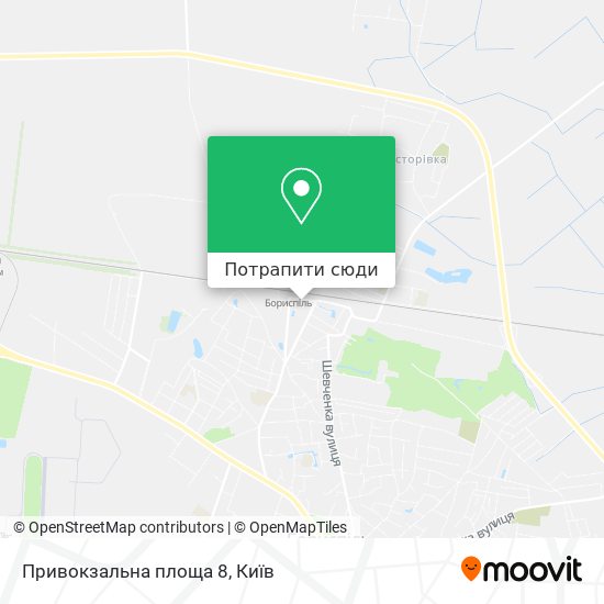 Карта Привокзальна площа 8