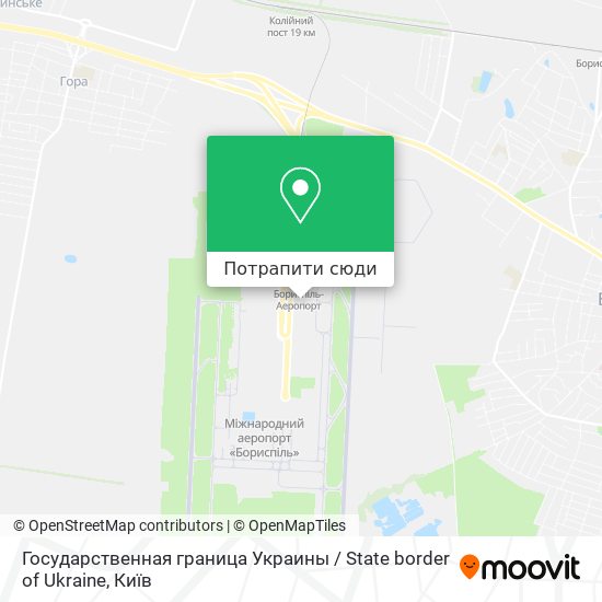 Карта Государственная граница Украины / State border of Ukraine