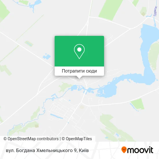 Карта вул. Богдана Хмельницького 9