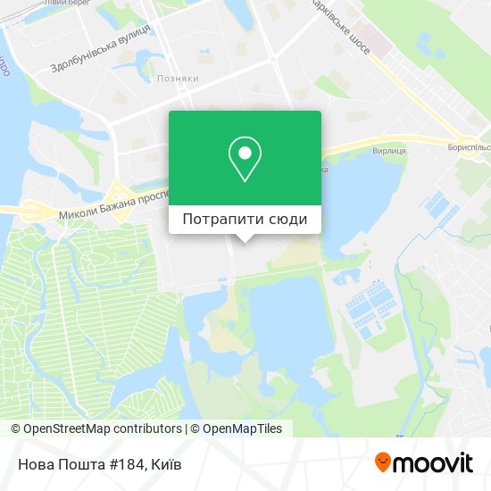 Карта Нова Пошта  #184