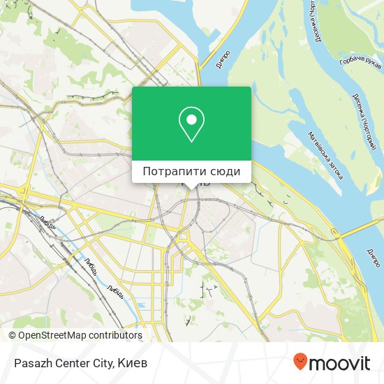 Карта Pasazh Center City