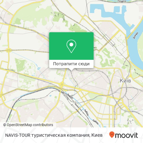 Карта NAVIS-TOUR туристическая компания
