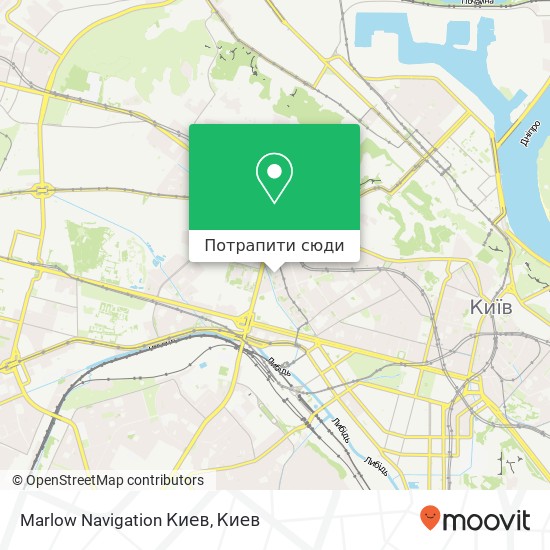 Карта Marlow Navigation Киев