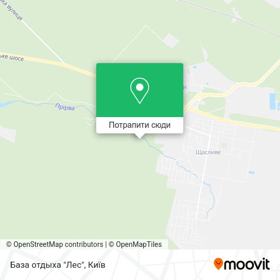 Карта База отдыха "Лес"