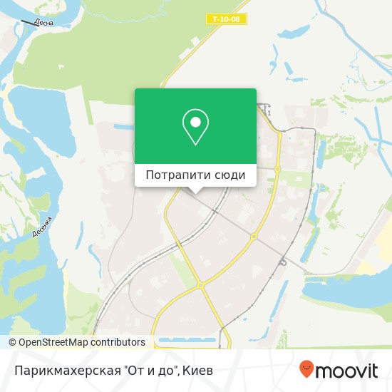 Карта Парикмахерская "От и до"