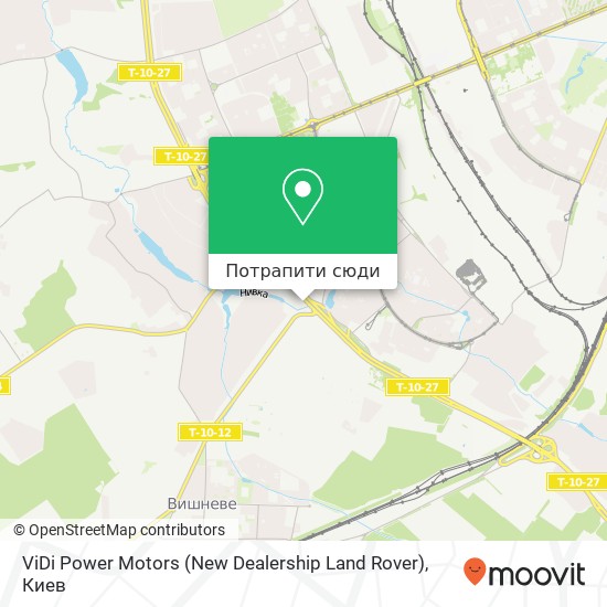 Карта ViDi Power Motors (New Dealership Land Rover)