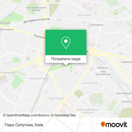 Карта Парк Супутник