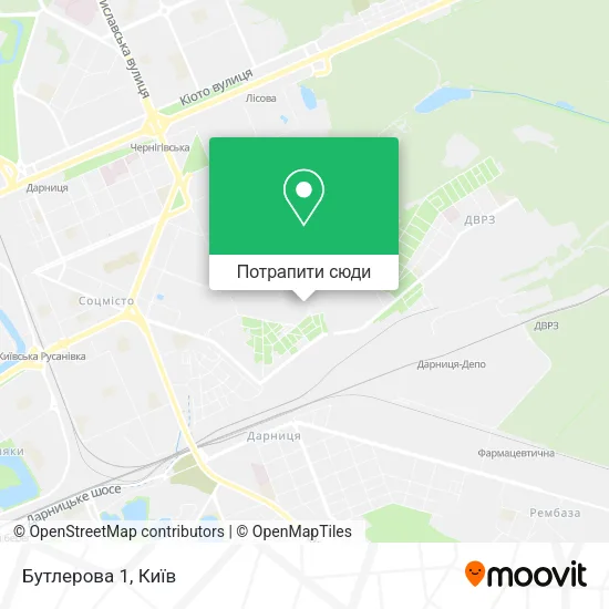 Карта Бутлерова 1