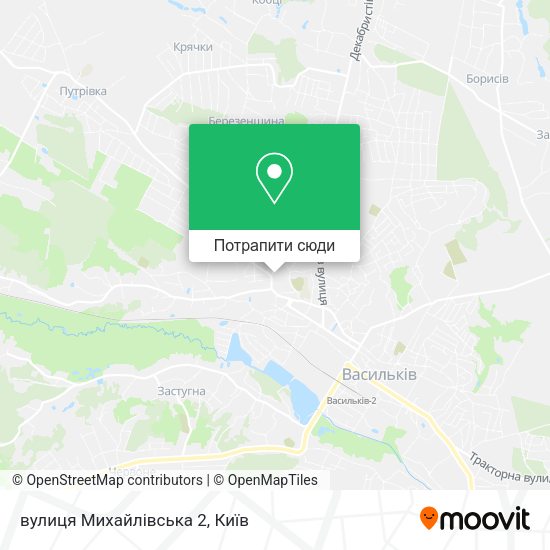 Карта вулиця Михайлівська 2