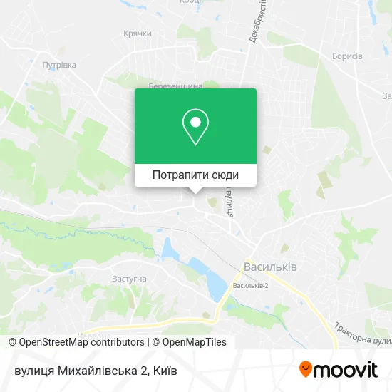 Карта вулиця Михайлівська 2