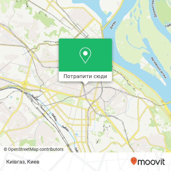 Карта Київгаз