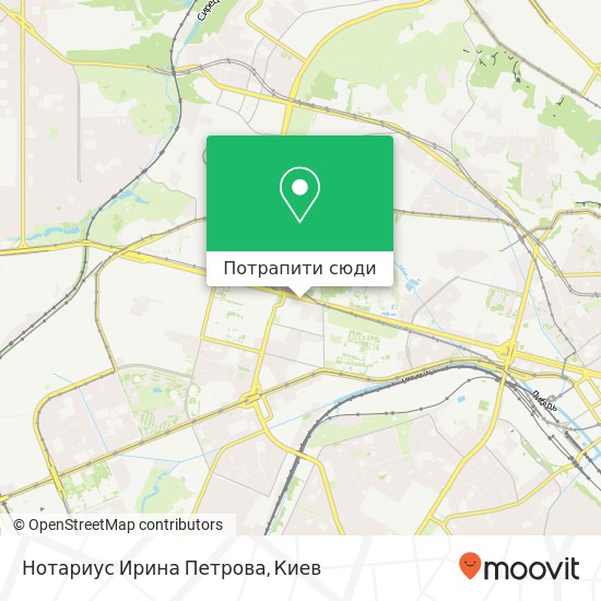Карта Нотариус Ирина Петрова