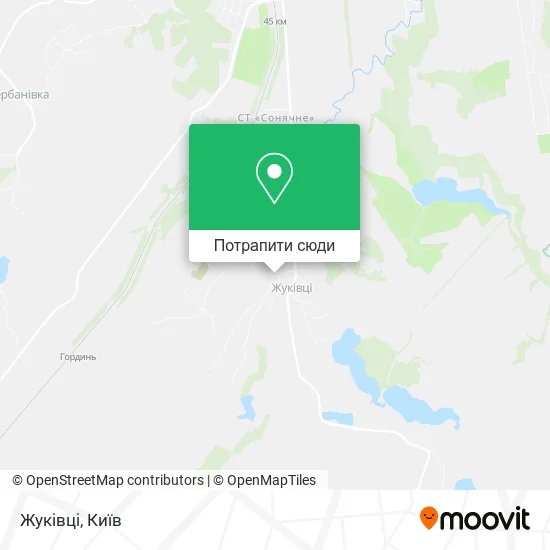 Карта Жуківці