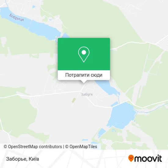 Карта Заборье