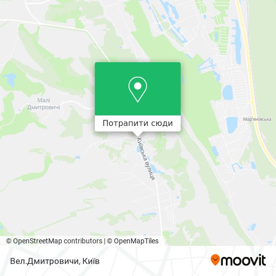 Карта Вел.Дмитровичи