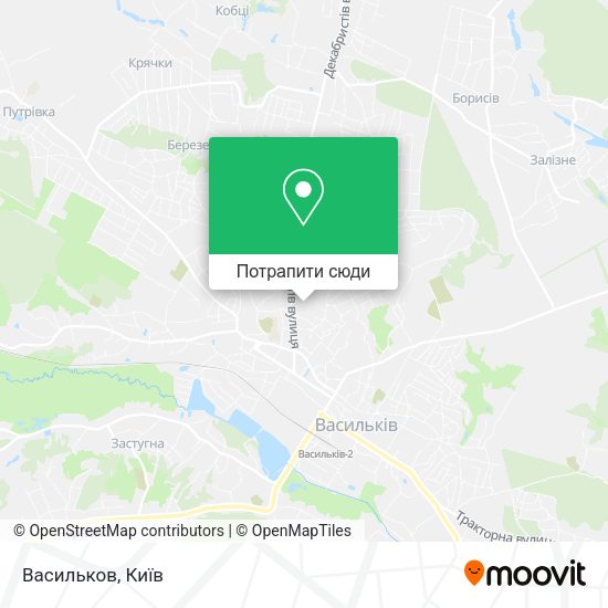 Карта Васильков
