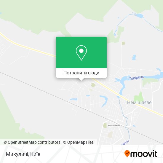 Карта Микуличі