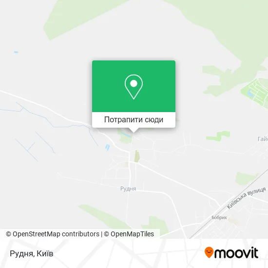 Карта Рудня