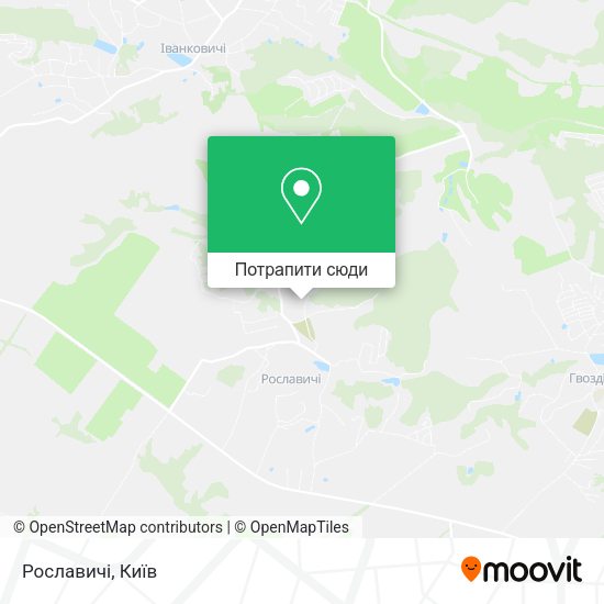 Карта Рославичі
