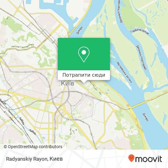Карта Radyanskiy Rayon