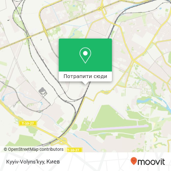 Карта Kyyiv-Volyns’kyy