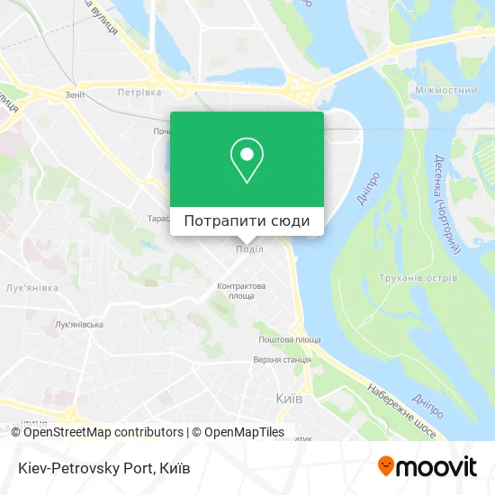 Карта Kiev-Petrovsky Port