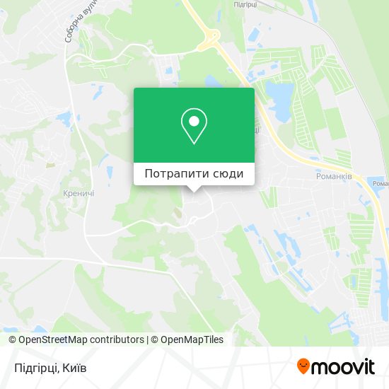 Карта Підгірці