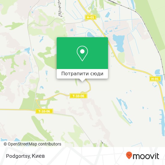 Карта Podgortsy